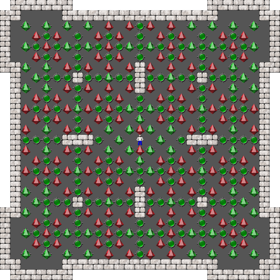 Sokoban Sasquatch 06 Arranged level 80